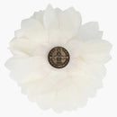 Gucci Flower Silk Brooch White