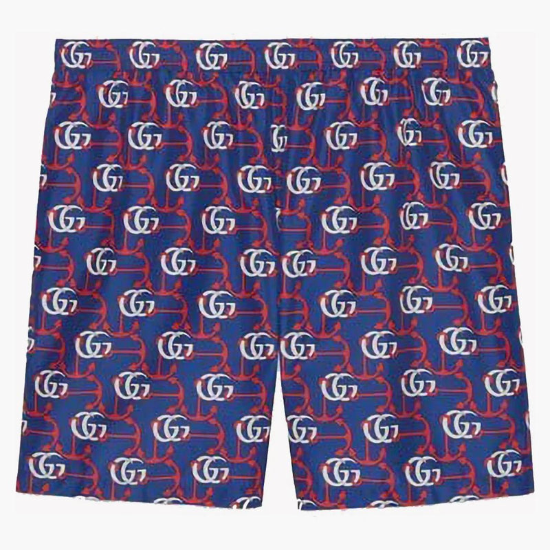 Gucci gg Anchor Print Swim Shorts