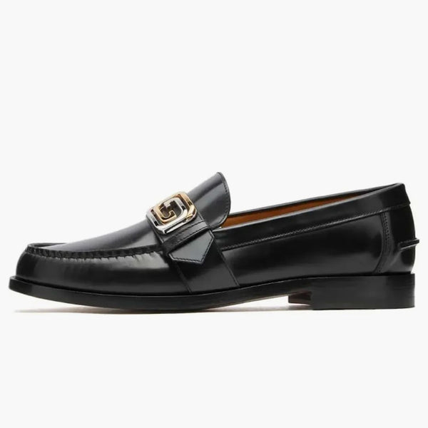 Gucci Gg Buckle Loafer Black