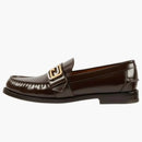 GG GG Buckle Loafer Brown