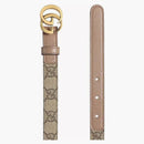 Gucci GG spona Marmont Thin Belt Pink/Beige