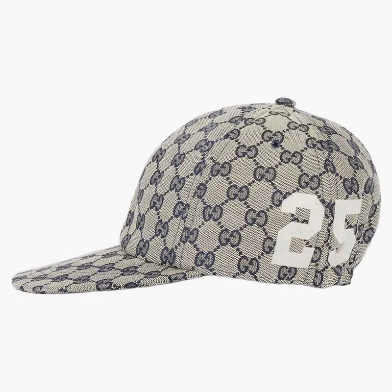 Gucci GG Canvas Baseball Cap Beige/Navy