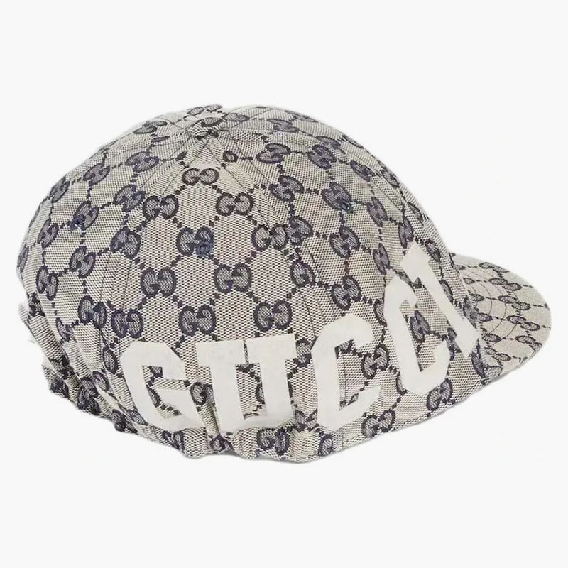 Gucci GG Canvas Baseball Cap Beige/Navy