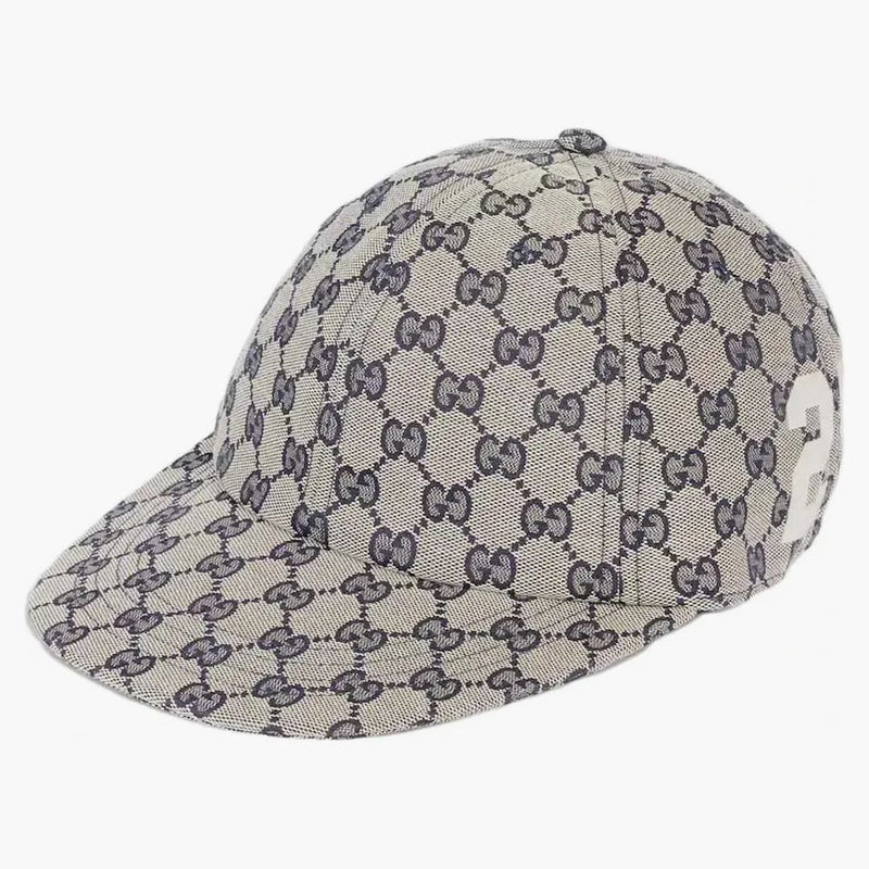 Gucci GG Canvas Baseball Cap Beige/Navy