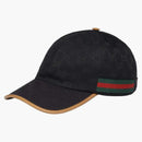 Gucci GG canvas baseball cap black/beige