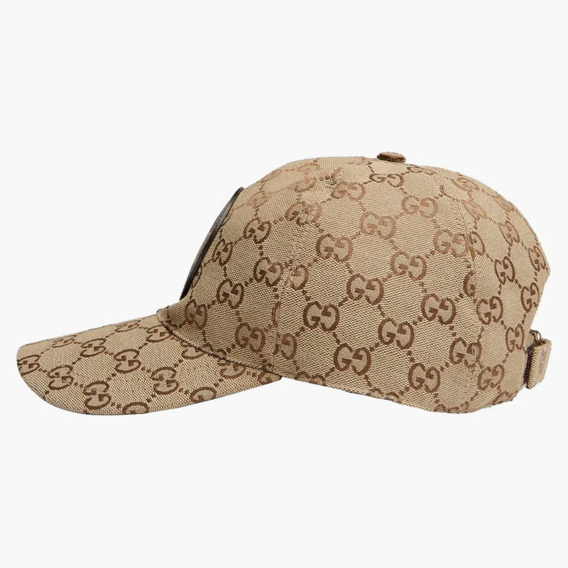 Gucci GG Canvas Baseball má béžovou/hnědou