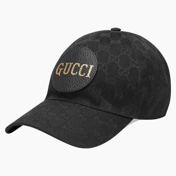 Gucci gg canvas baseball har svart