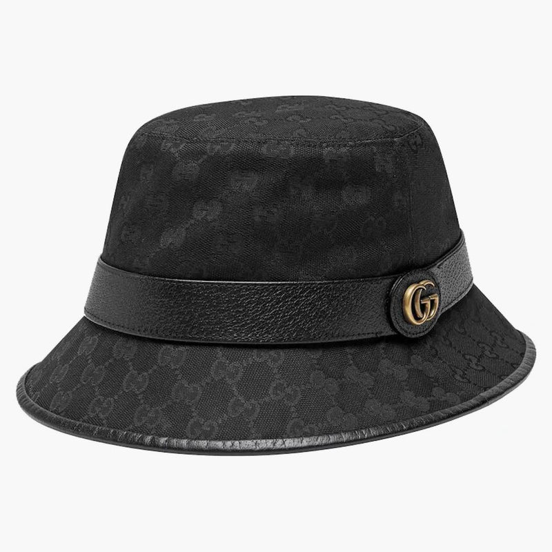 Gucci GG canvas Bucket has with Weable G Black
