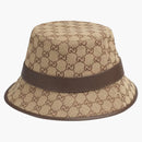 Gucci GG Canvas Fedora Beige/Brown