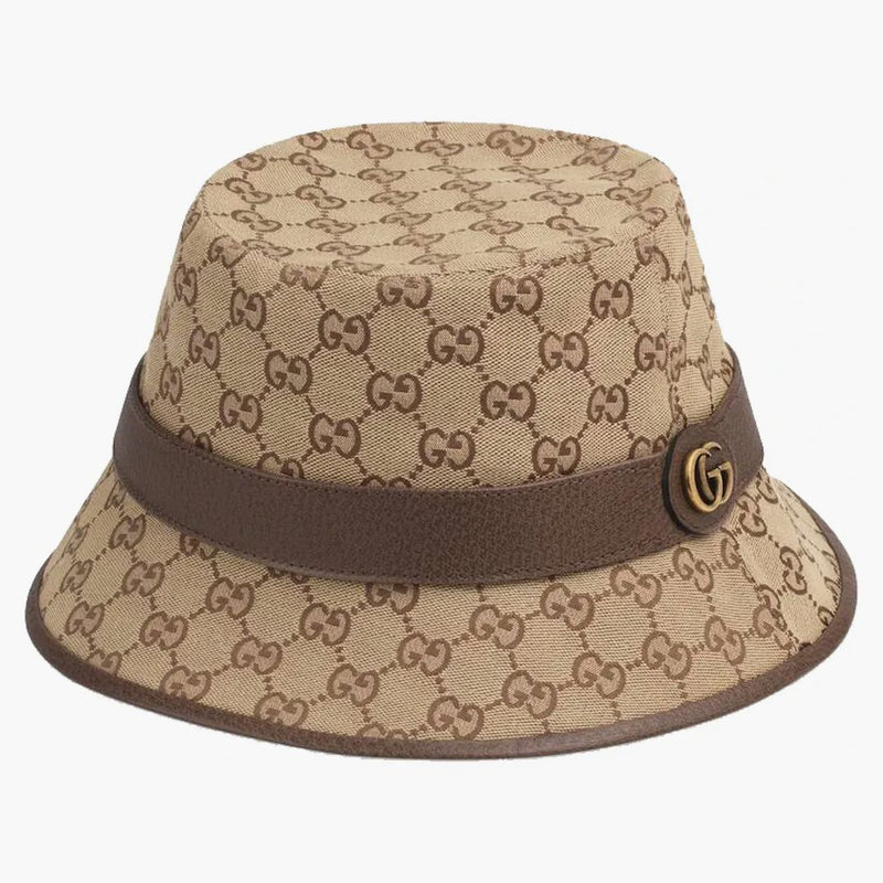 Gucci GG Canvas Fedora Beige/Brown
