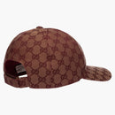 Gucci GG Canvas Sump -popruh Baseball Cap Bordeaux