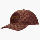 Gucci GG Canvas Sump -popruh Baseball Cap Bordeaux