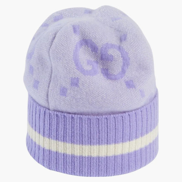 Gucci GG Cashmere Beanie Lilac