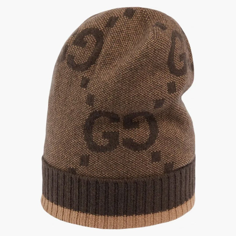 Gucci GG Cashmere tiene beige/marrón oscuro