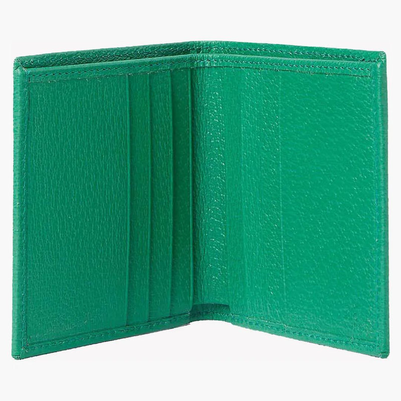 Gucci Gg Crystal Bi-fold Wallet Green