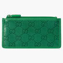 Gucci GG Crystal Card Case Green