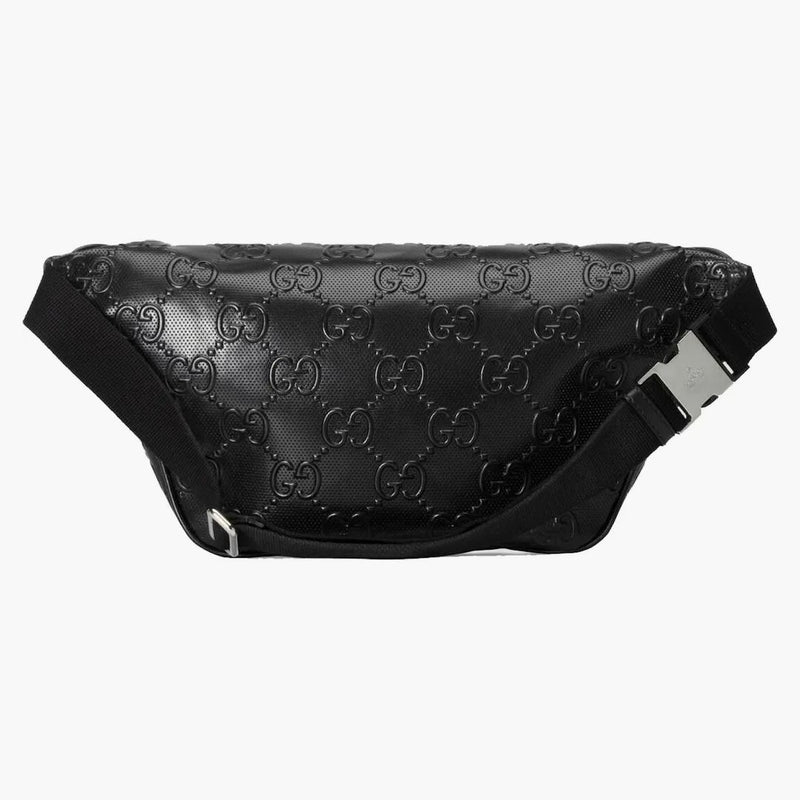 Gucci GG Embossed Belt Bag Black