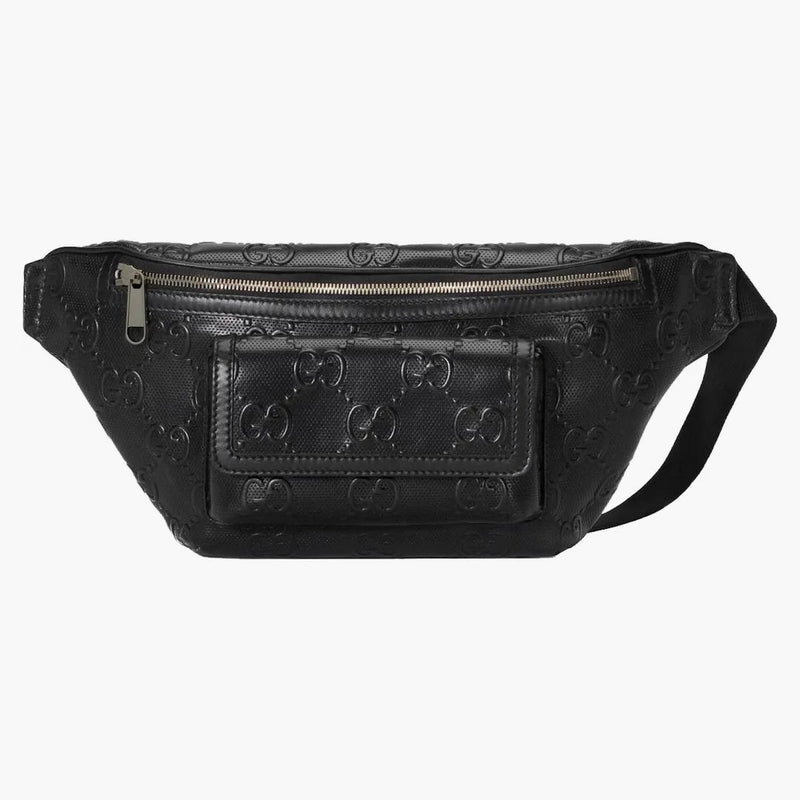 Gucci GG Embossed Belt Bag Black