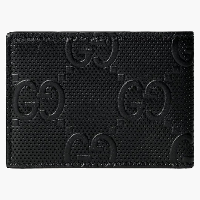 Gucci Gg Embossed Bi-fold Wallet Black