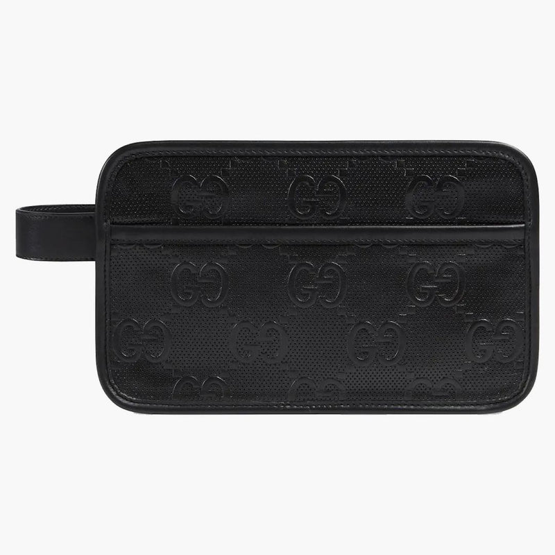 Gucci GG Embossed Cosmetic Case Black