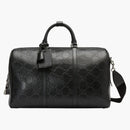 Gucci Gg Embossed Duffle Bag Black