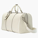 Gucci Gg Embossed Duffle Bag White