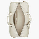 Gucci Gg Embossed Duffle Bag White