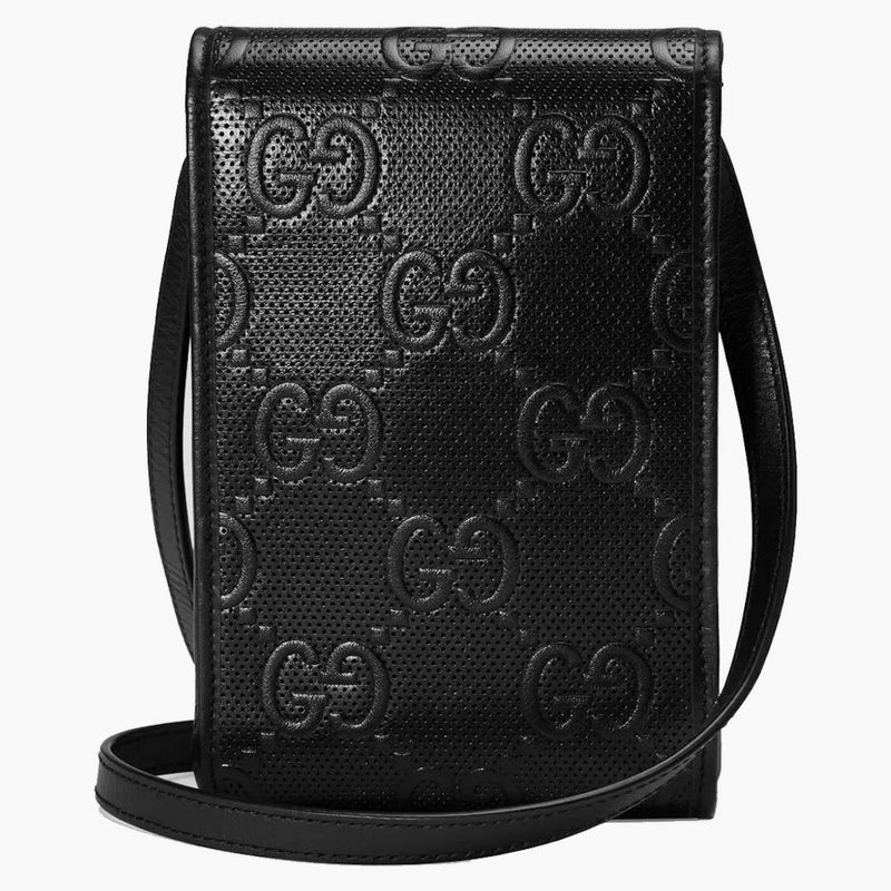 Gucci Gg Embossed Mini Bag Black
