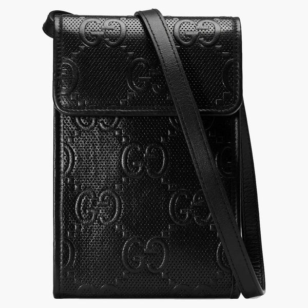 Gucci Gg Embossed Mini Bag Black
