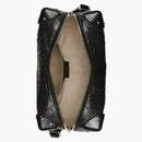 Gucci Gg Embossed Shoulder Bag Black