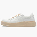 Gucci GG Embossed sneaker White beige (Women's)