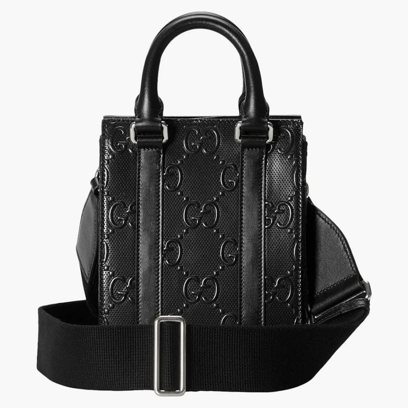 Gucci GG embossed dead bag black