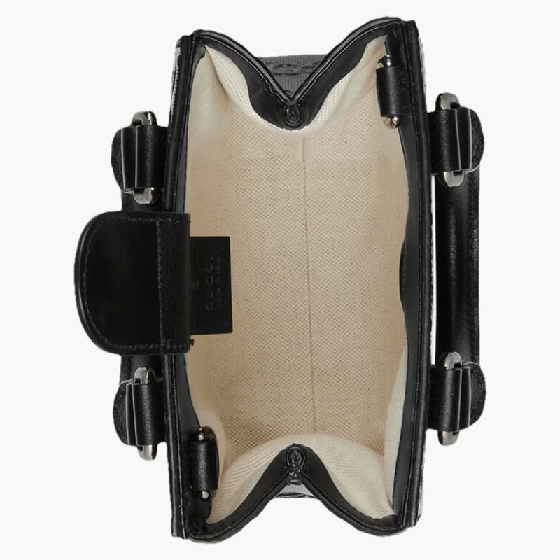Gucci GG embossed dead bag black