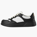 Gucci GG Embossed White Black Leather