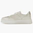 Gucci GG cuero blanco en relieve
