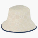 GUCCI GG Embroidered Bucket Has White