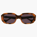 Gucci GG Generation Rectangle Sunglasses Orange/Violet (GG1535S-005)