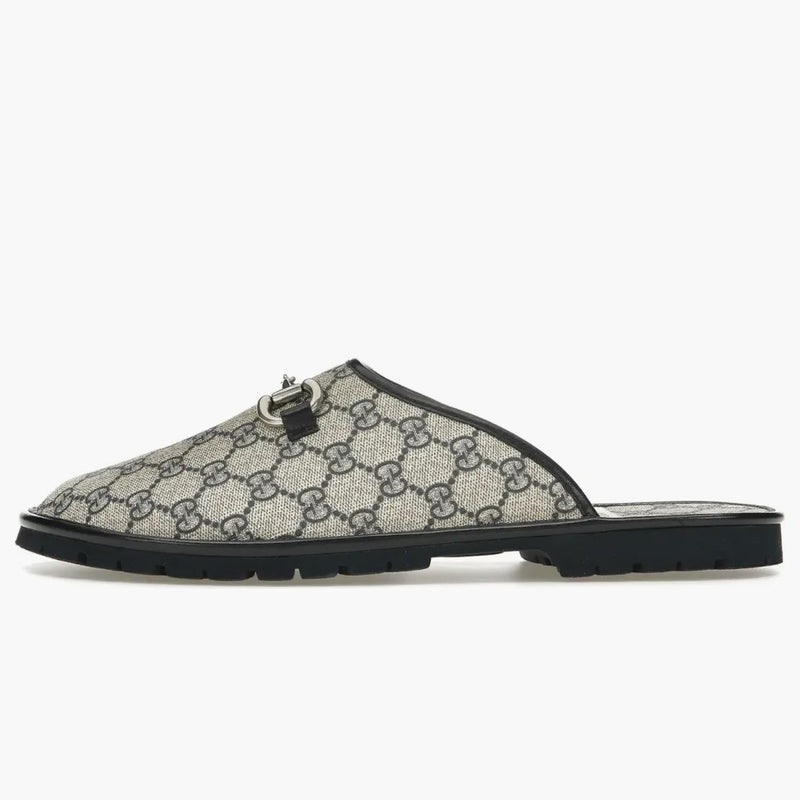 Gucci GG Horsebit Slipper beige Blue