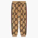 Gucci Gg Jacquard Jogging Wool Pant Beige/ebony/green/red