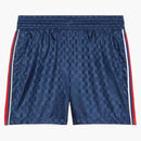 Gucci GG Jacquard Nylon Swim Shorts Blue