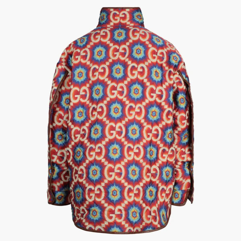 Gucci Gg Kaleidoscope Quilted Jacket Red