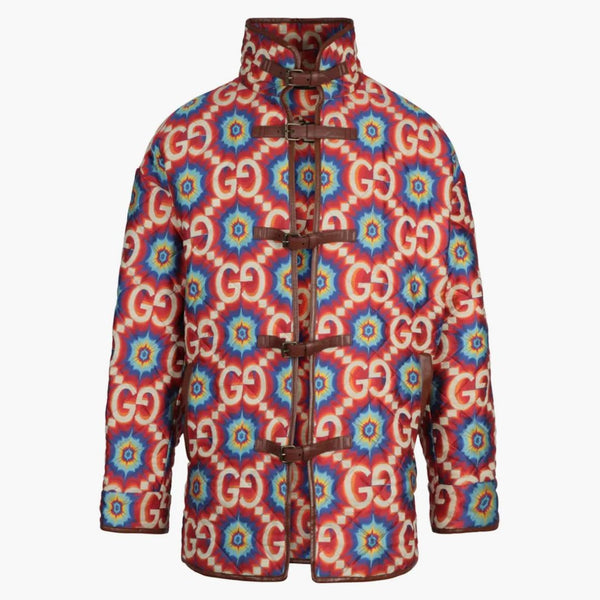 Gucci GG Kaleidoscope Quilted Jacket Red