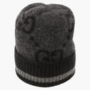 Gucci GG Knit Cashmere has Gray/Black
