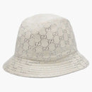 Gucci GG Lame Bucket has White/Silver