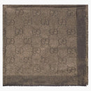 Gucci GG Lamé Jacquard Shawl Black