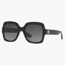 Gucci GG Logo Rectangle Sunglasses Black/Gold (GG1337S 002)