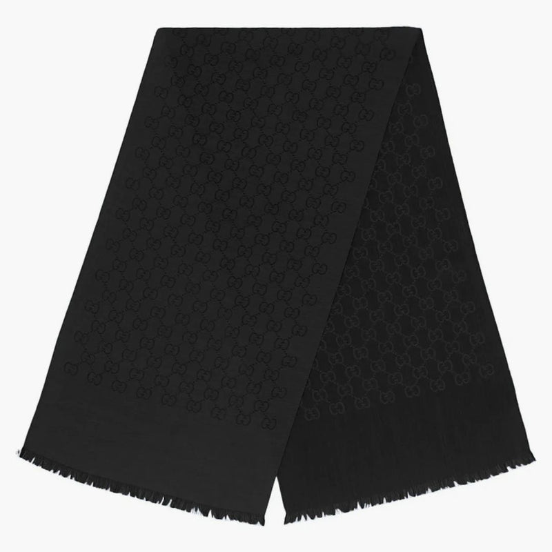 Gucci gg logo halsduk svart