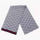 Gucci GG Logo Scarf Gray