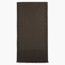 Gucci GG Logo Scarf Rope/Dark Brown