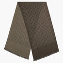 Gucci GG Logo Scarf Rope/Dark Brown